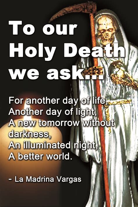 la santa muerte quotes|Santa Muerte .